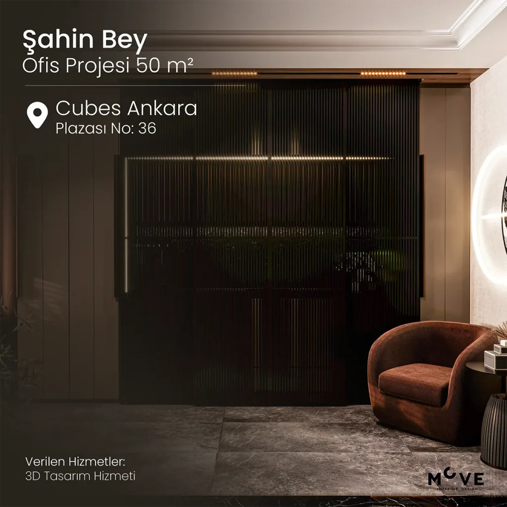 Şahin Bey | Cubes No: 36 - Anahtar Teslim Ofis İç Tasarım Projesi