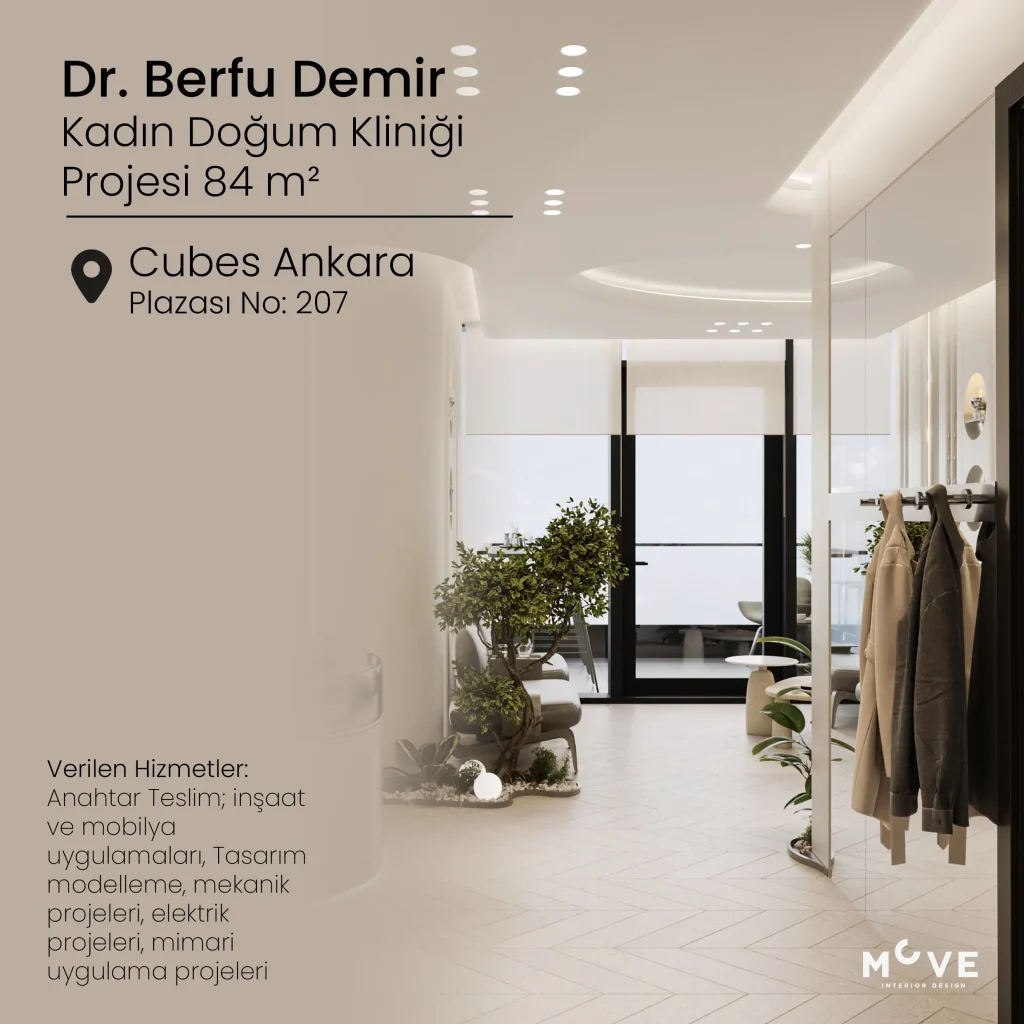 Dr. Berfu Demir / Ofis Projesi Klinik Tasarımı