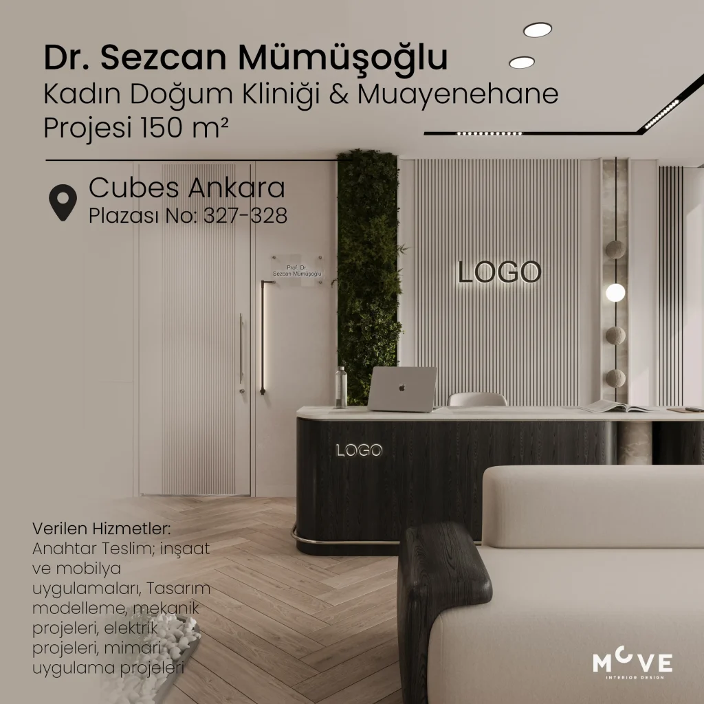Dr. Sezcan Mümüşoğlu | Cubes  - Anahtar Teslim Kadın Doğum Kliniği İç Tasarım